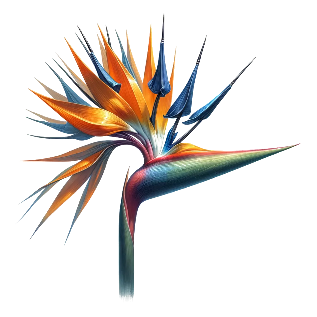 Bird of paradise flower at Florida souvenir shop