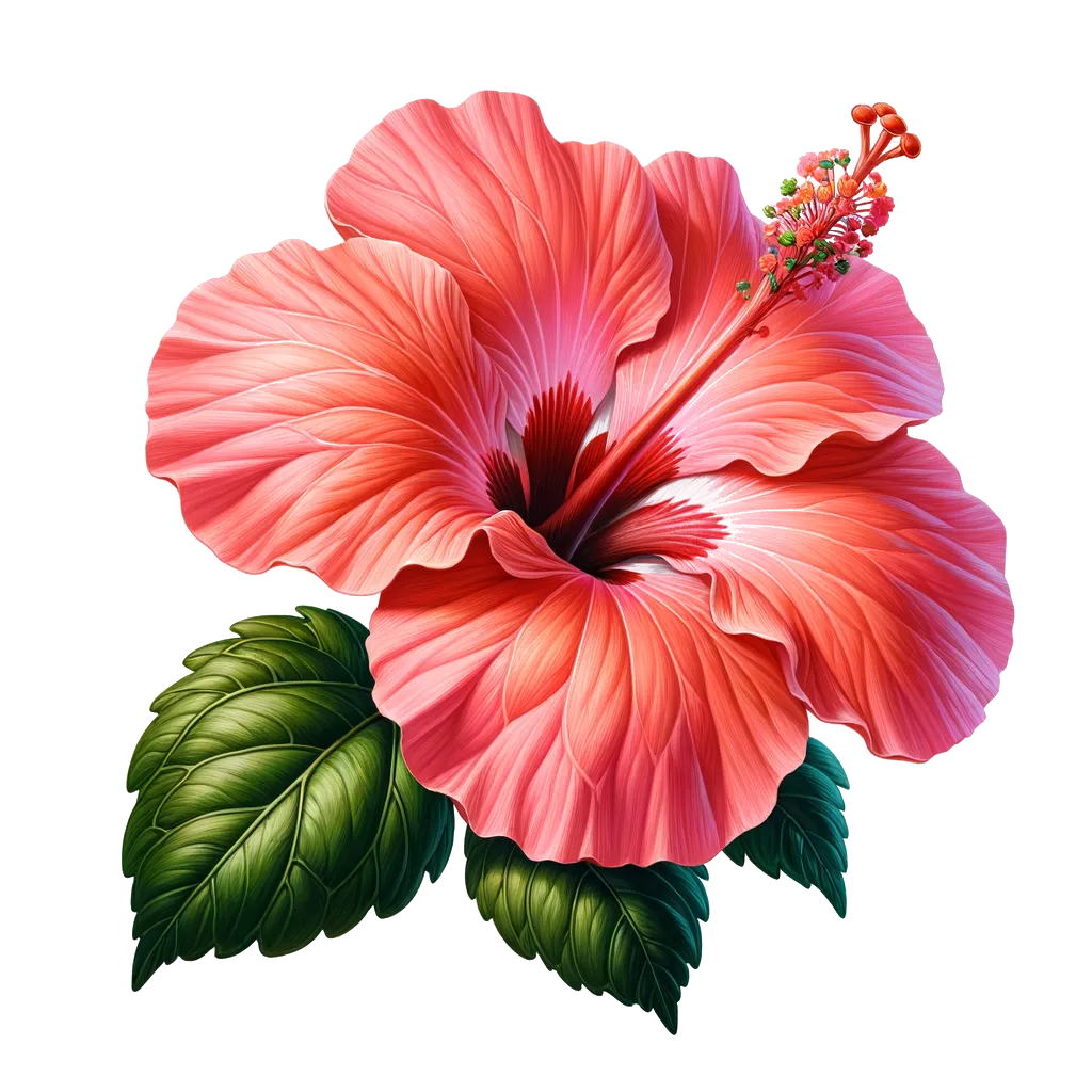 Pink hibiscus flower at Florida souvenir shop